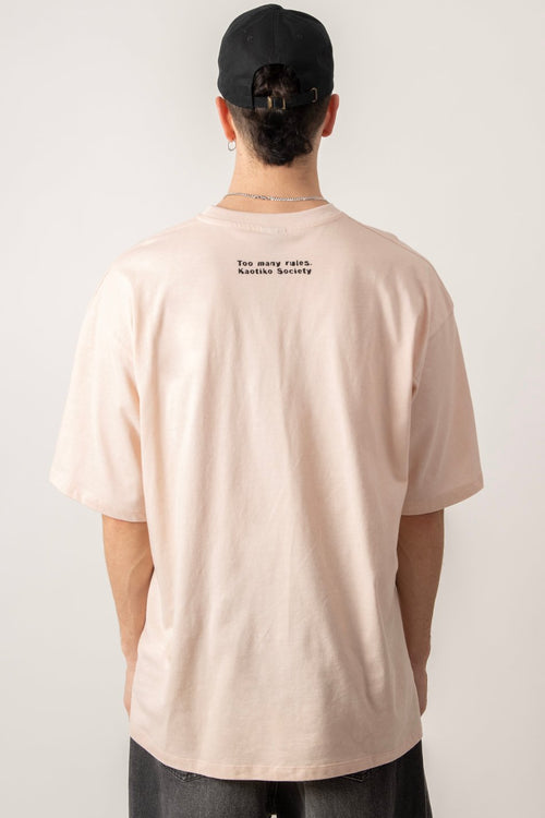 Camiseta Too Many Rules Society Baby Pink