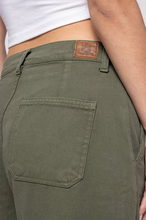 Pantalón Cargo Wide Leg Army