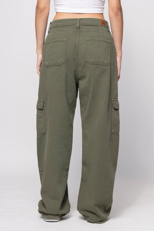 Pantalón Cargo Wide Leg Army