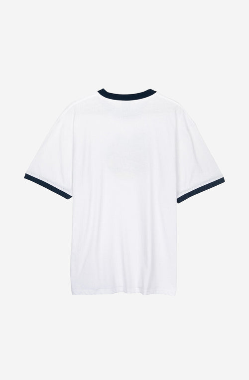 Camiseta Santa Cruz Aloha Dot Front Ringer White