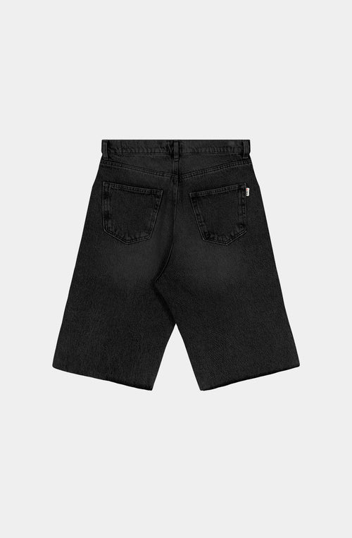 Loose Baggy Denim Black Short