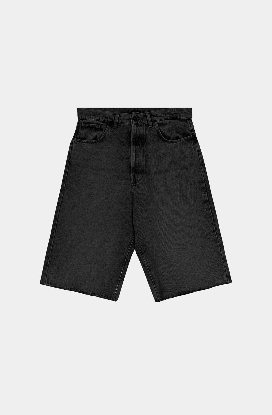 Bermuda Loose Baggy Denim Black