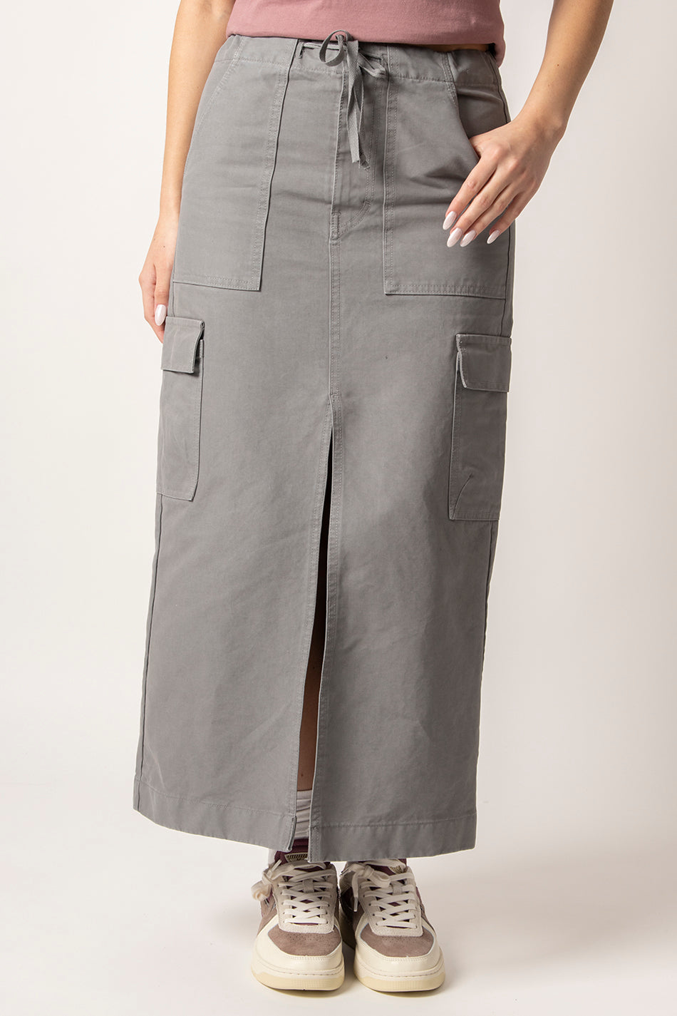 Falda Cargo Dark Gray