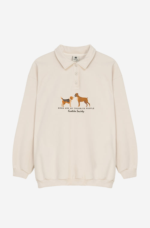 Sudadera Puppies Jack Ivory