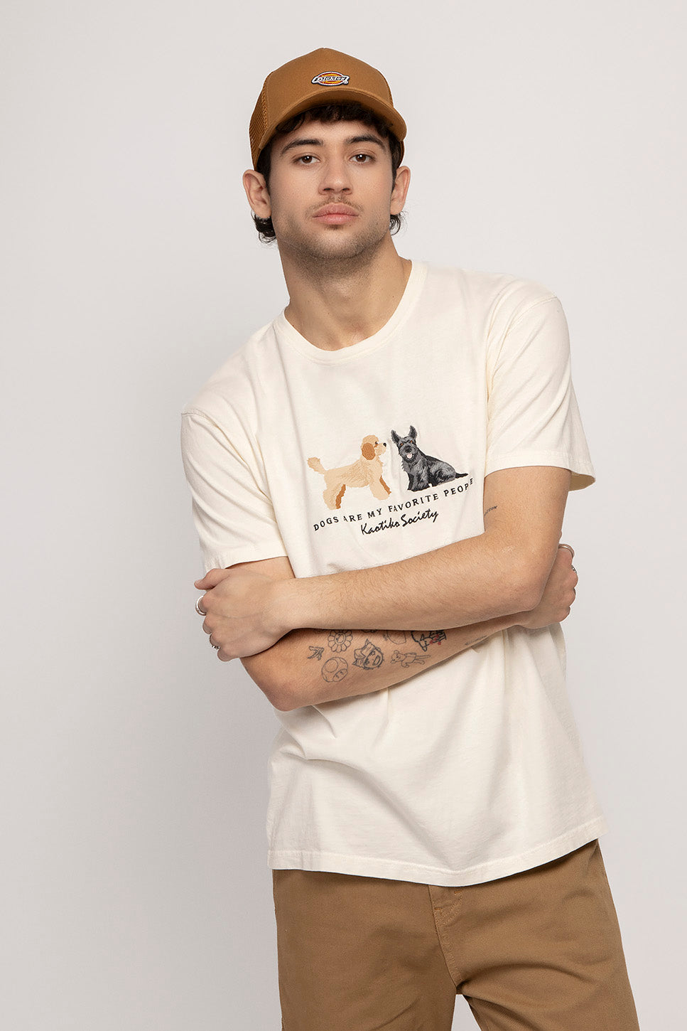 Camiseta Washed Puppies Elliott Ivory
