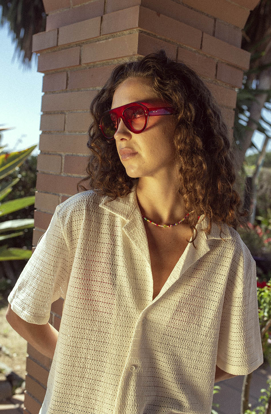 Camisa Crochet Ivory