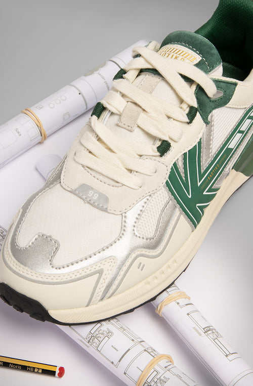 Kaotiko Vancouver Tech Green Sneakers
