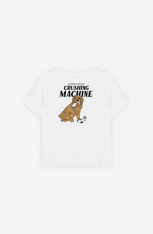 Camiseta Crushing Machine White