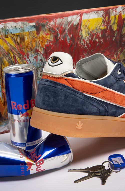 Kaotiko Boston Suede Navy Sneakers