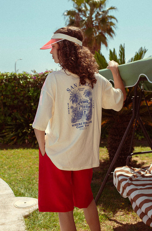 Camiseta Kaotiko Resort Ivory