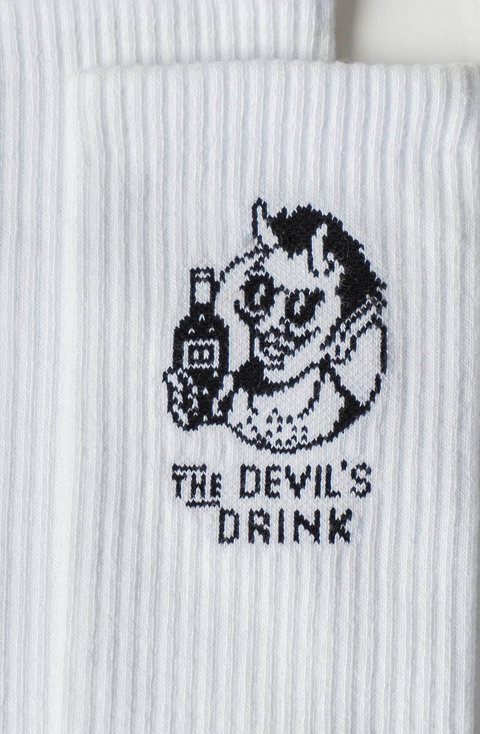 Calcetines Devil Drinks White