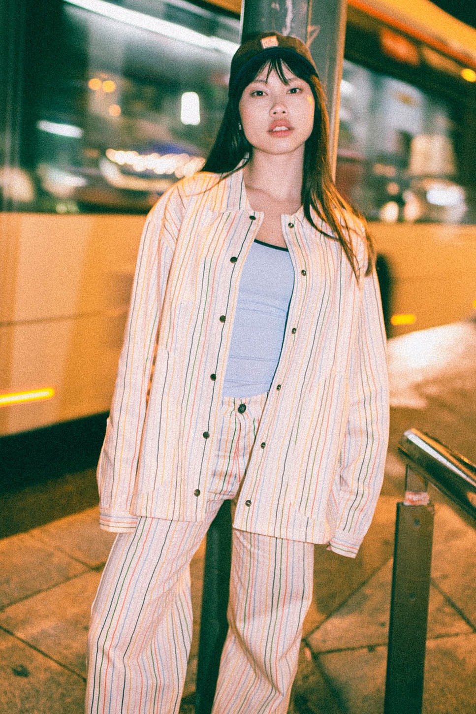 Chaqueta Multi Stripes Apple Ivory
