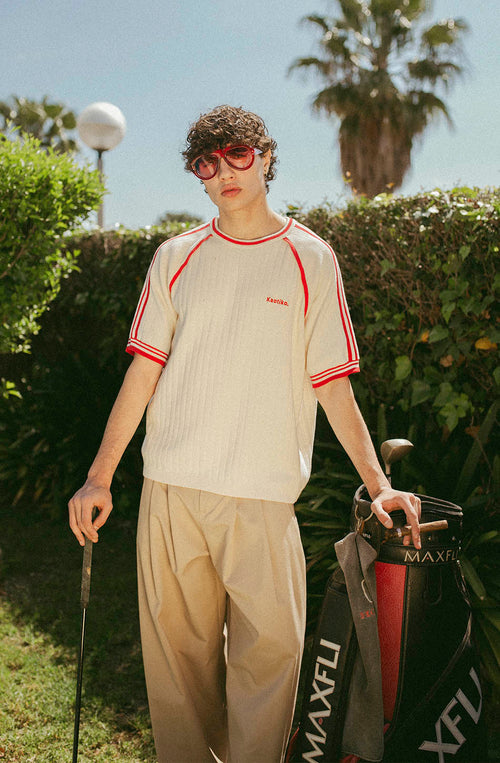 Camiseta Vintage Ivory/ Red