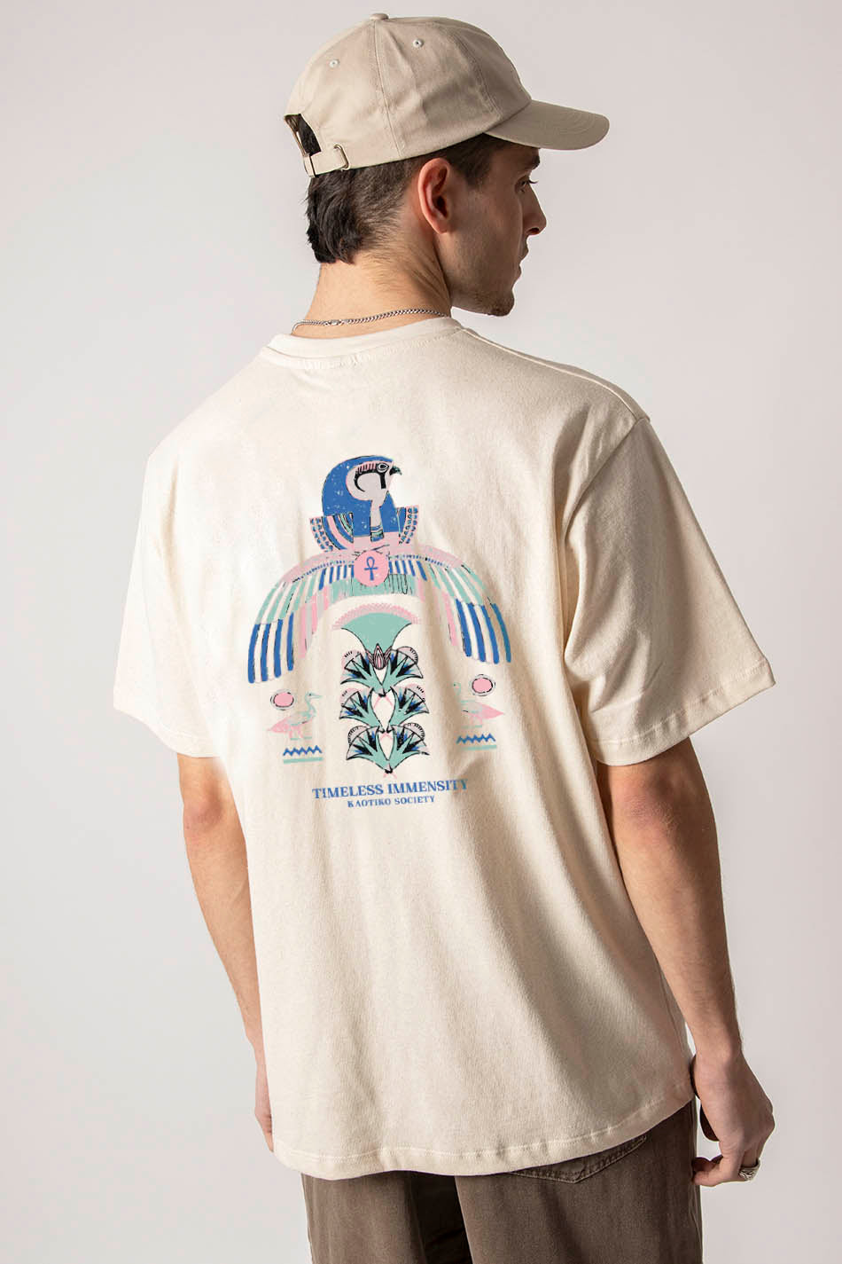 Organic Cotton Timeless Immensity Tabacco T-shirt