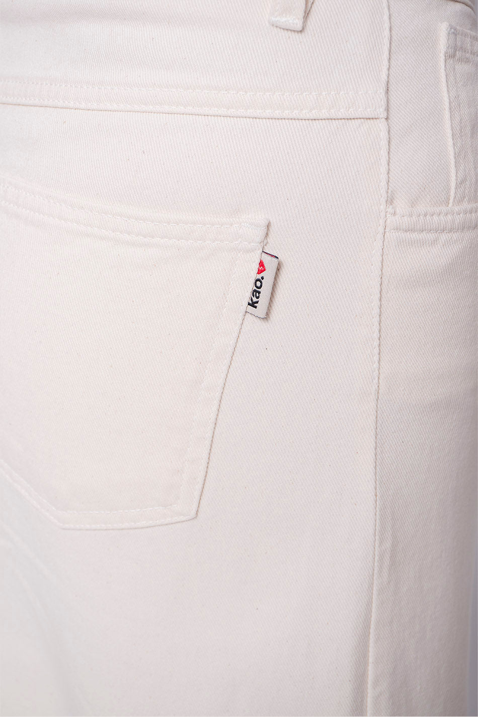 Long Denim Stone Skirt