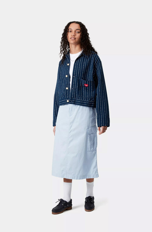 Falda cargo Carhartt WIP Jet Air Sky Rinsed