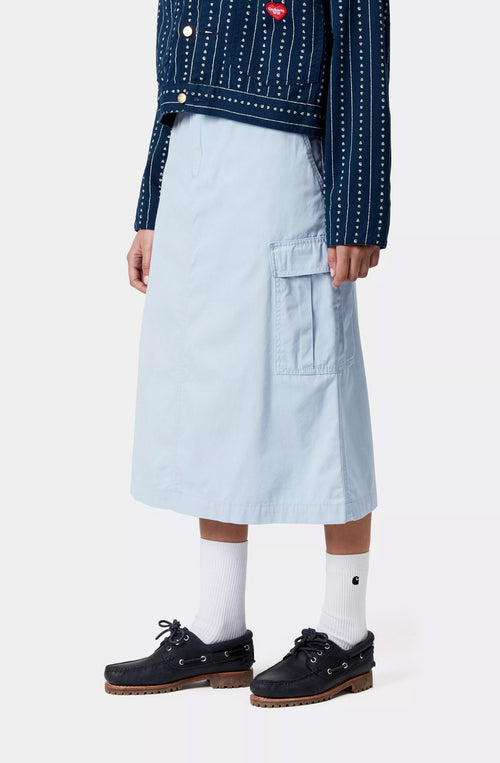 Falda cargo Carhartt WIP Jet Air Sky Rinsed