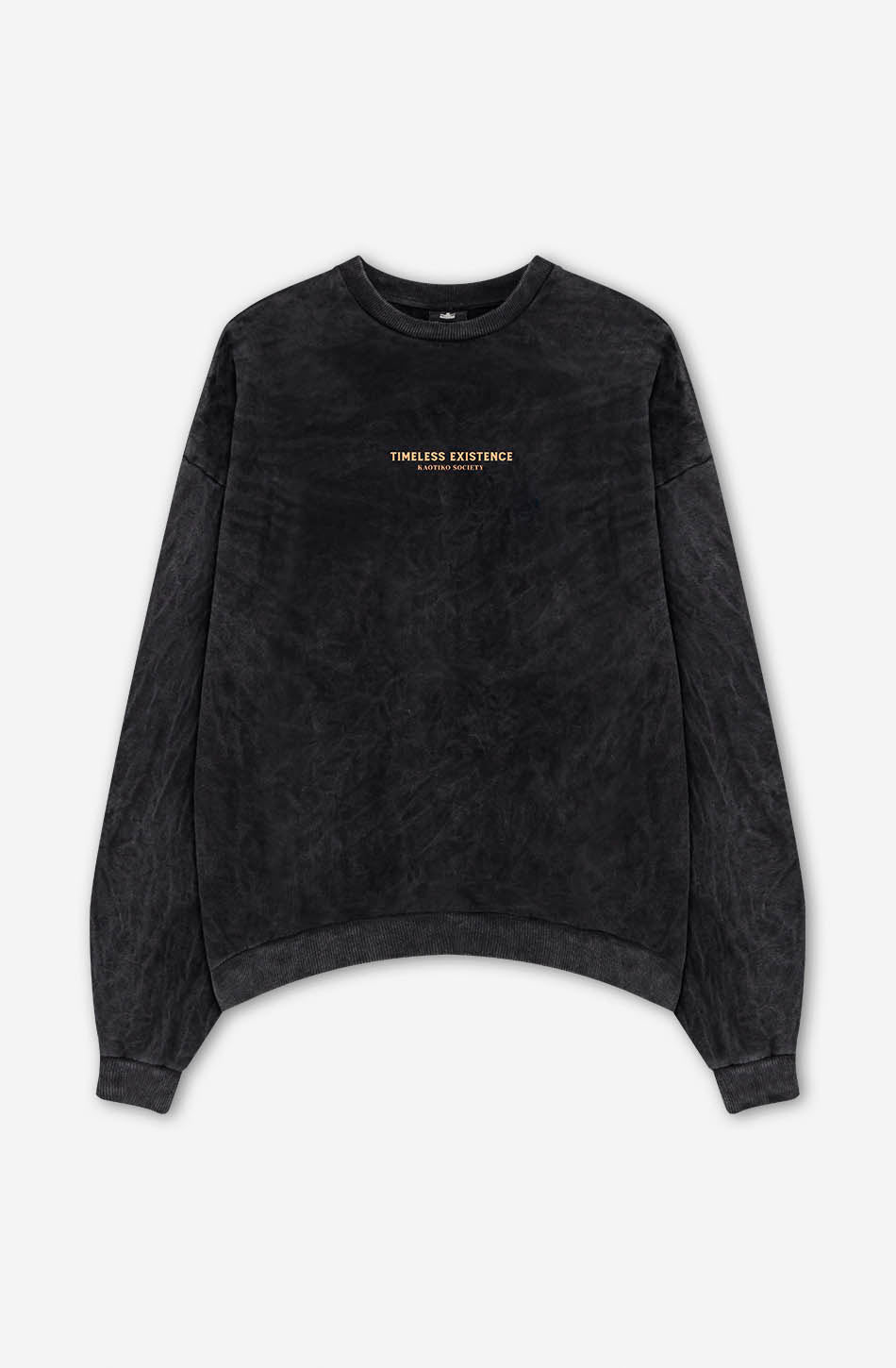 Sudadera Washed Timeless Existence Black