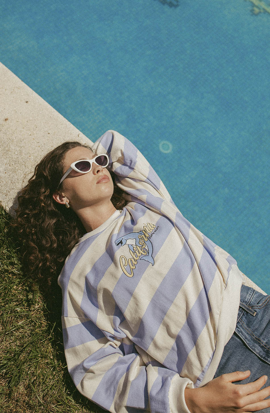 Sudadera Flipper Stripes Blue