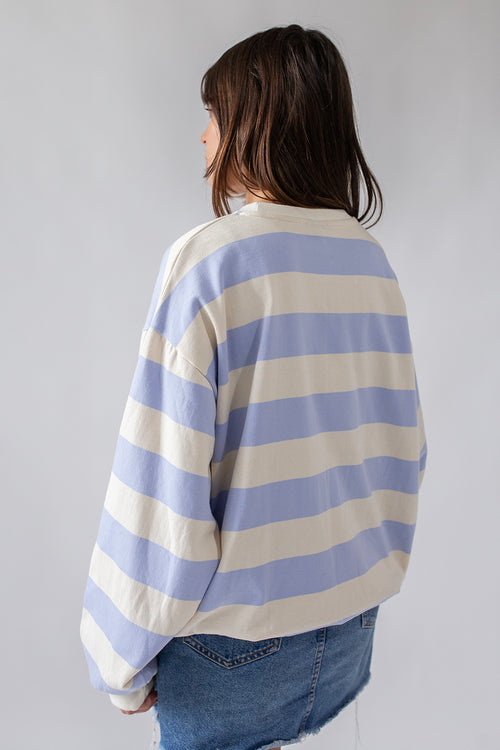 Sudadera Flipper Stripes Blue