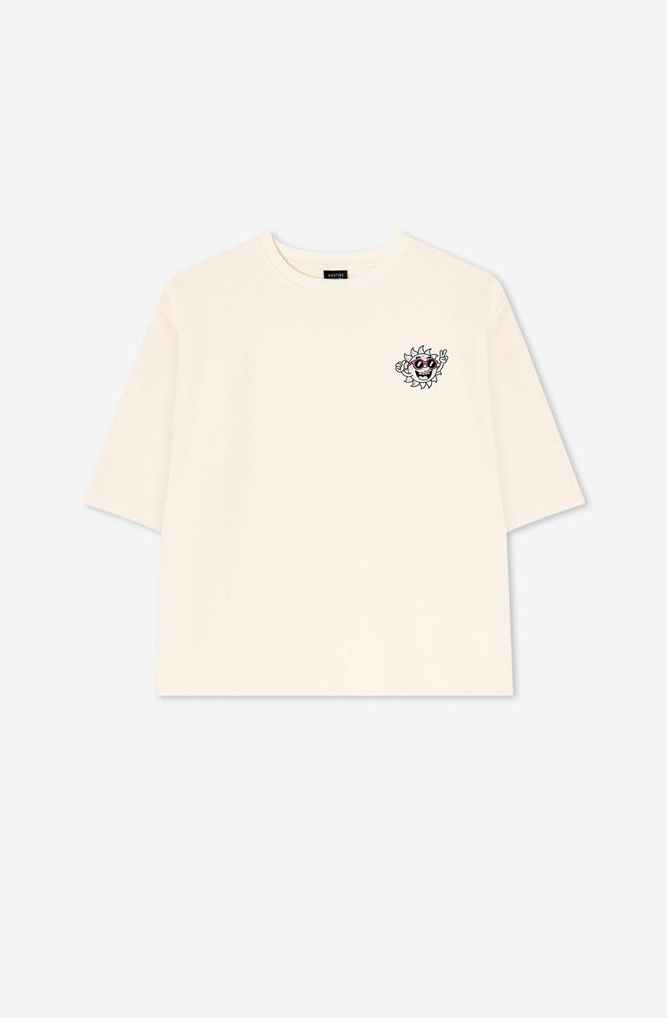 Camiseta Life Is Short Organic Cotton Tabacco