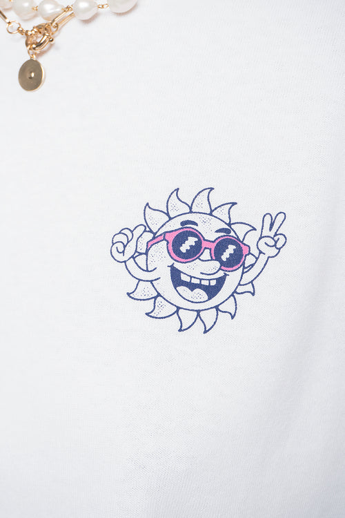 Camiseta Life Is Short Organic Cotton Tabacco