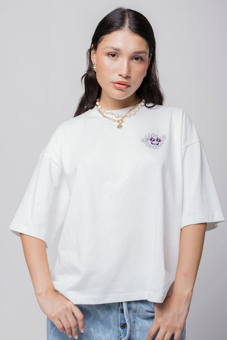 Camiseta Life Is Short Organic Cotton Tabacco