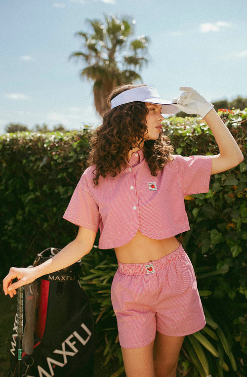 Camisa Apple Red Checked