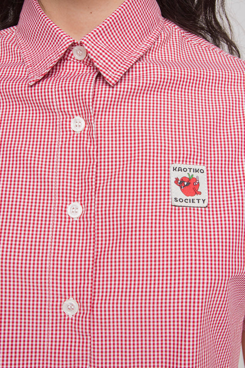 Camisa Apple Red Checked