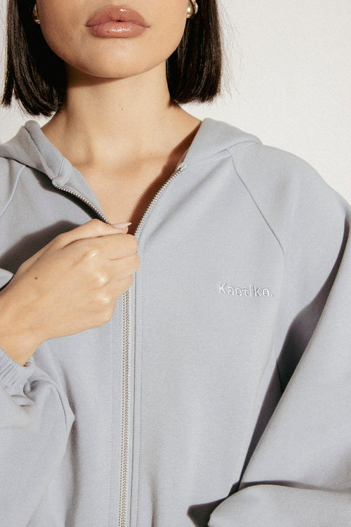 Sudadera Zipper Jacket Giulia Interlock Iceberg