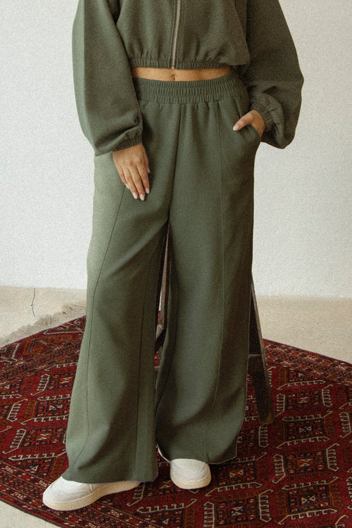 Venice Interlock Olive Jogger Pants