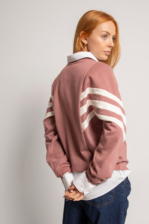 Sudadera Chad Burgundy / Ivory