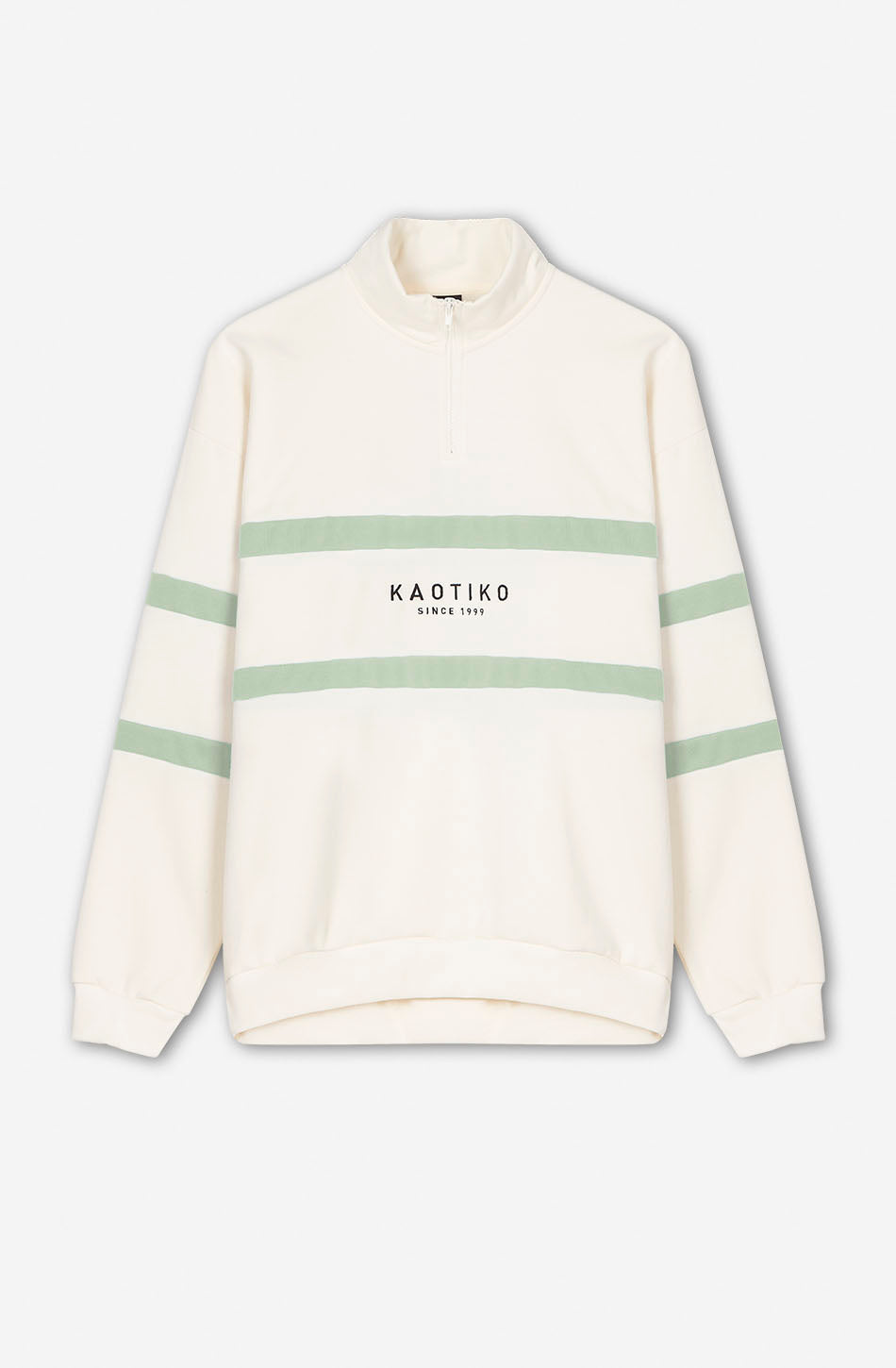 Berwin Ivory/ Fresh Green Sweatshirt