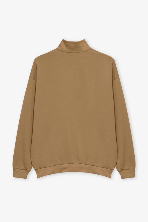 Sudadera Half Zip Kaotiko Society Sand