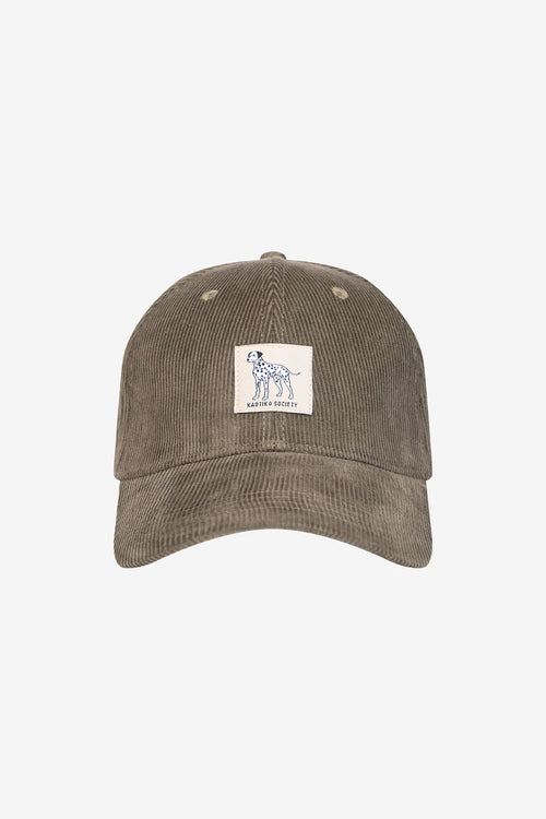 Gorra Corduroy Organic Dalmata Khaki