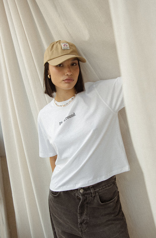 Camiseta Washed Naughty Puppies White