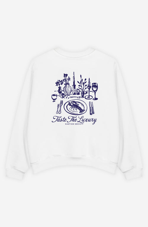 Sudadera Bon Appétit White