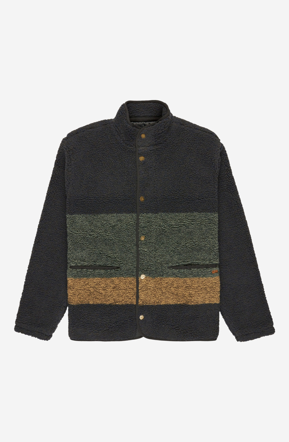 Chaqueta Fleece RVCA Westwood Snap Moody Blue