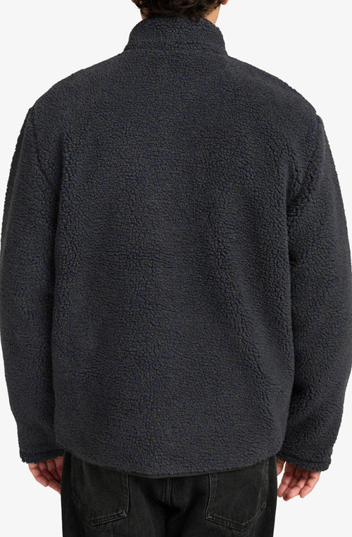 Chaqueta Fleece RVCA Westwood Snap Moody Blue