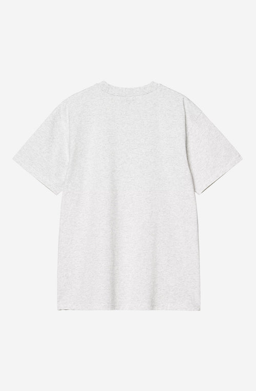 Camiseta Carhartt WIP American Script Ash