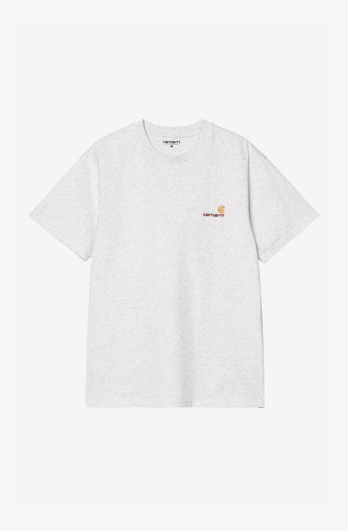 Camiseta Carhartt WIP American Script Ash