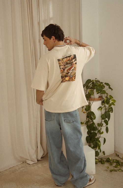 Camiseta Luxury Chaos Organic Cotton Ivory