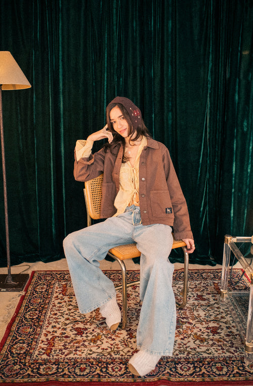 Chaqueta Nature Poodle Brown