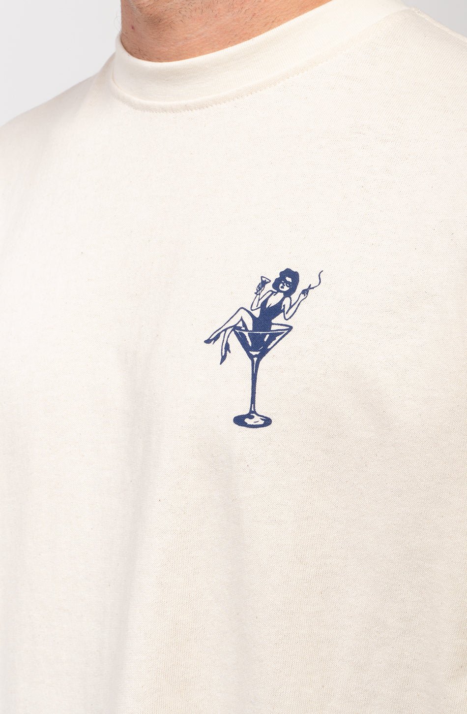 Cheers T-shirt, Darling Organic Cotton Ivory