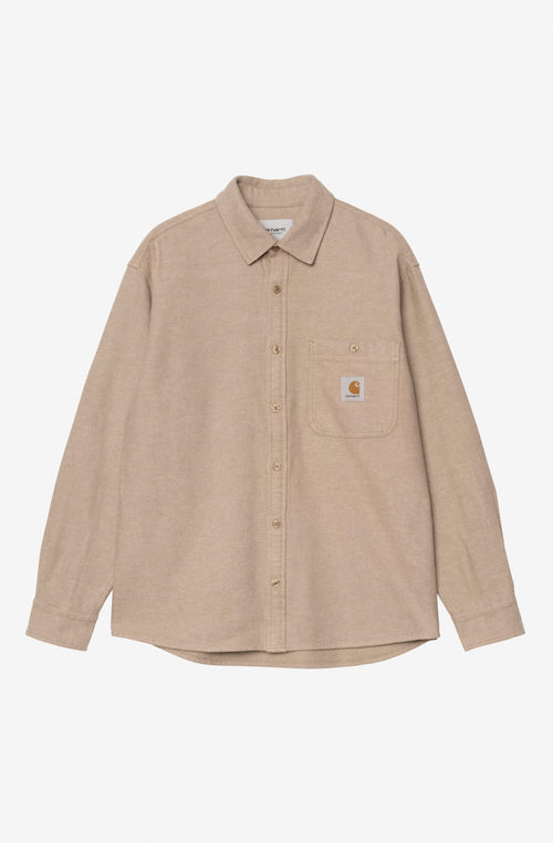 Camisa Carhartt WIP Edgar Peanut/Wax