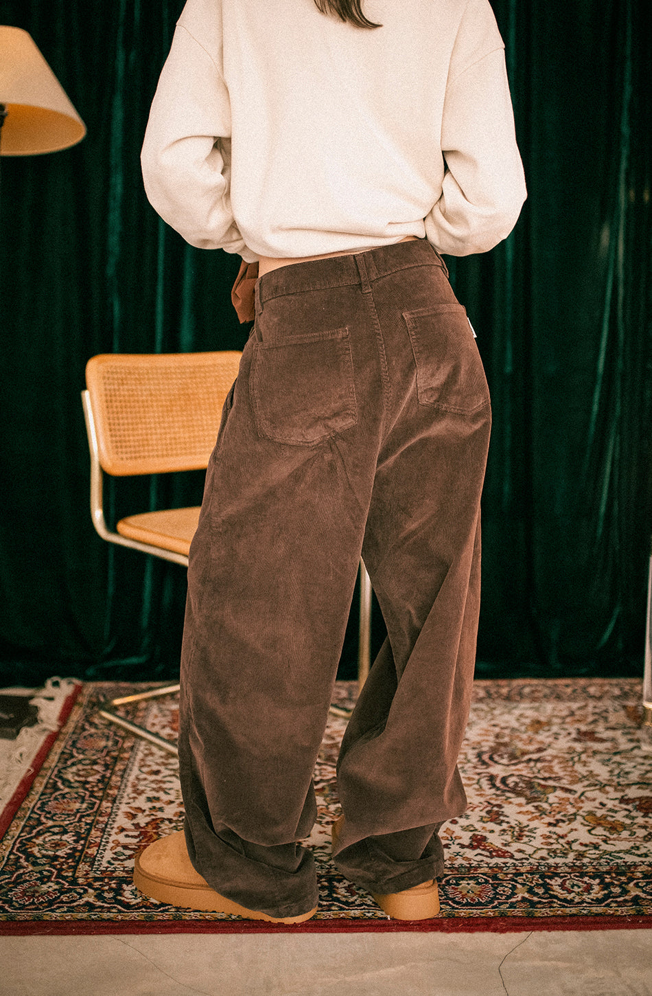 Wide Leg Freedom Brown Pants