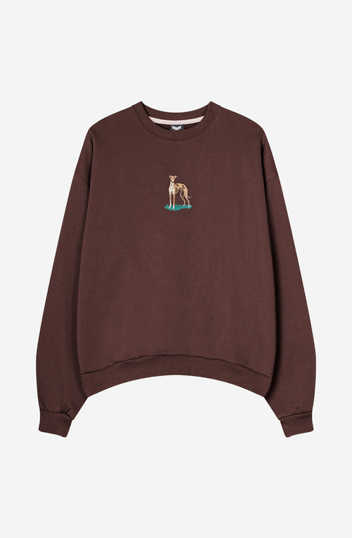 Sudadera Greyhound Brown