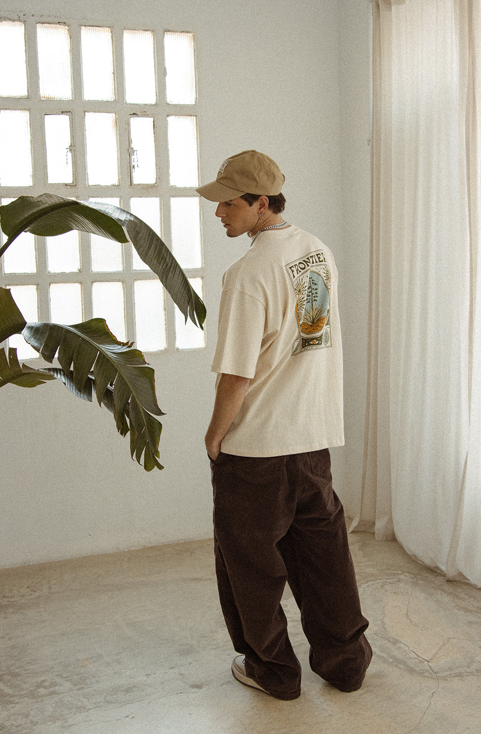 Frontier Organic Cotton Ivory T-shirt