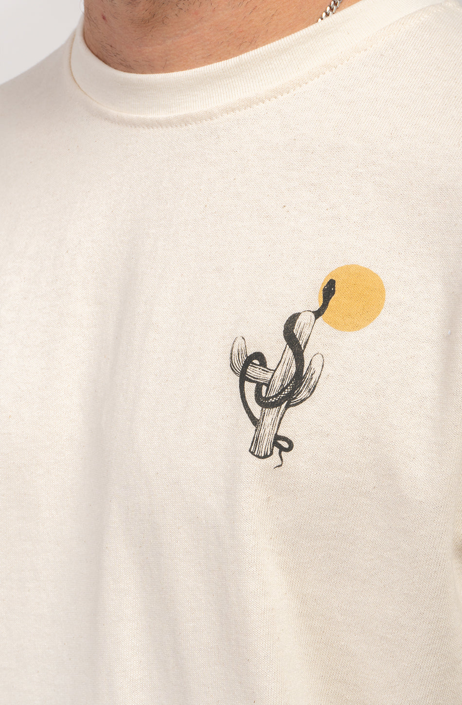 Camiseta Cowgirl Snake Organic Cotton Ivory