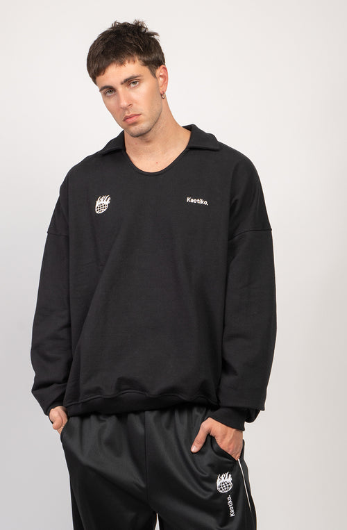 Sudadera Chaos World Black